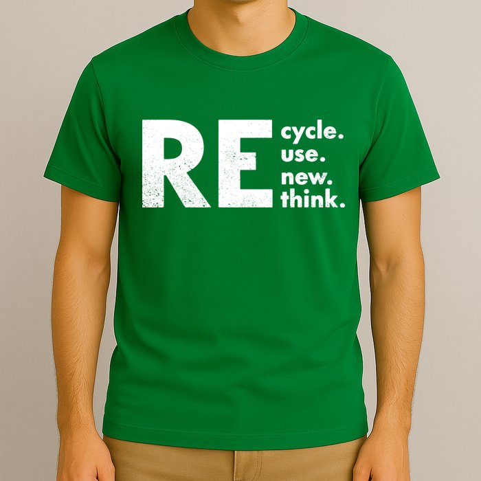 Recycle Reuse Renew Rethink Crisis Environmental Activism T-Shirt