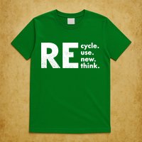 Recycle Reuse Renew Rethink Crisis Environmental Activism T-Shirt