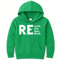 Recycle Reuse Renew Rethink Crisis Environmental Activism Kids Hoodie