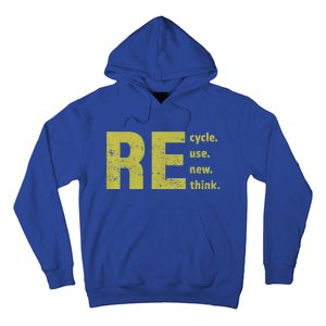 Recycle Reuse Renew Rethink Trending Earth Day Environmental Activism Hoodie