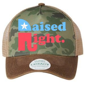 Raised Right Republican Elephant Retro Style Distressed Gift Legacy Tie Dye Trucker Hat