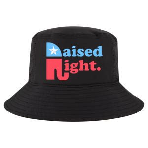 Raised Right Republican Elephant Retro Style Distressed Gift Cool Comfort Performance Bucket Hat