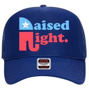 Raised Right Republican Elephant Retro Style Distressed Gift High Crown Mesh Back Trucker Hat