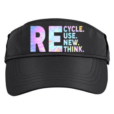 Recycle Reuse Renew Rethink Earth Day Environmental Activism Adult Drive Performance Visor