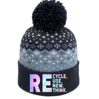 Recycle Reuse Renew Rethink Earth Day Environmental Activism The Baniff Cuffed Pom Beanie