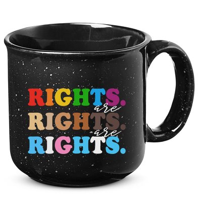 Rights Rights Rights Hu Rights Lgbtq Pride Blm Gift 15oz Campfire Ceramic Mug