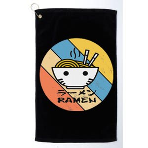 Retro Ramen Ramen Noodle Soup Platinum Collection Golf Towel