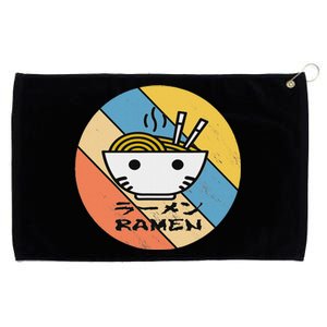 Retro Ramen Ramen Noodle Soup Grommeted Golf Towel