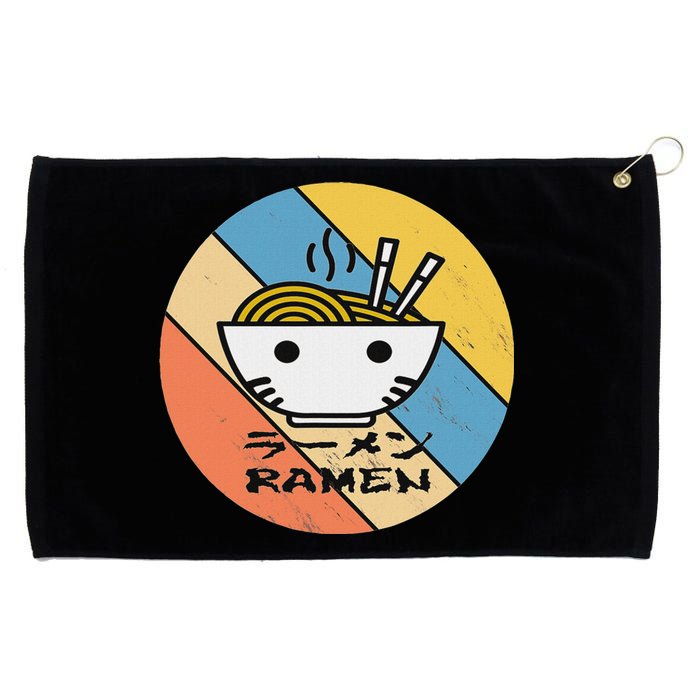 Retro Ramen Ramen Noodle Soup Grommeted Golf Towel