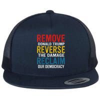 Remove Reverse Reclaim Protest Flat Bill Trucker Hat