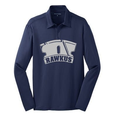 RAWKUS RECORDS Silk Touch Performance Long Sleeve Polo