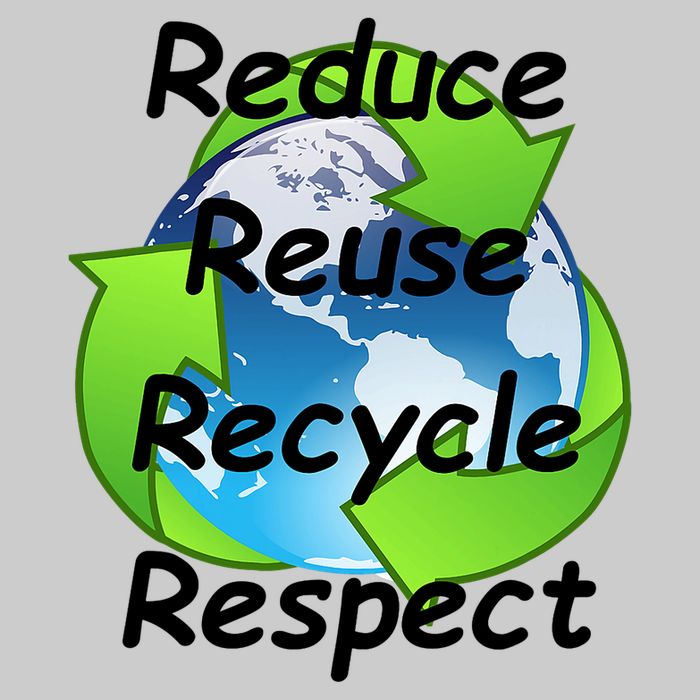 Reduce Reuse Recycle And Respect Earth Day Tie-Dye T-Shirt