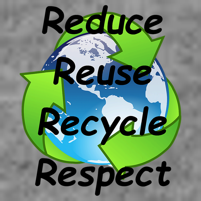 Reduce Reuse Recycle And Respect Earth Day Toddler Sweatshirt