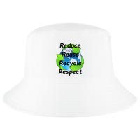 Reduce Reuse Recycle And Respect Earth Day Cool Comfort Performance Bucket Hat
