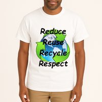 Reduce Reuse Recycle And Respect Earth Day Tall T-Shirt