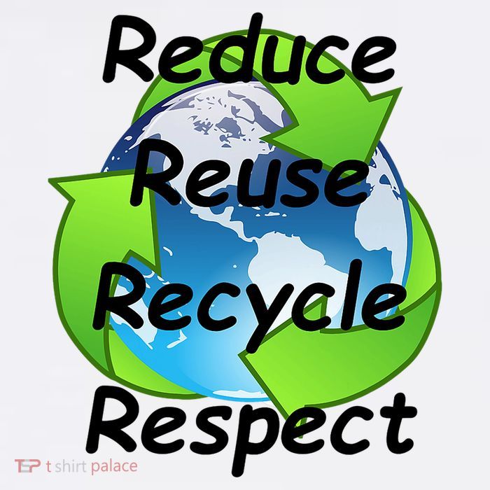 Reduce Reuse Recycle And Respect Earth Day Adult Drive Performance Visor