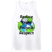 Reduce Reuse Recycle And Respect Earth Day PosiCharge Competitor Tank