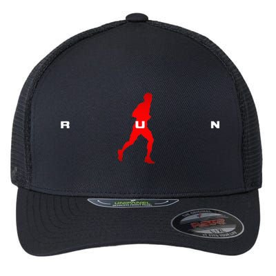 Runner Running Flexfit Unipanel Trucker Cap