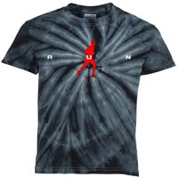 Runner Running Kids Tie-Dye T-Shirt