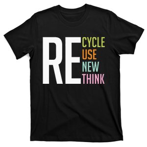 Recycle Reuse Renew Rethink Crisis Environmental Activism Premium T-Shirt