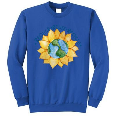 Reduce Reuse Recycle Earth Day Gift Sweatshirt