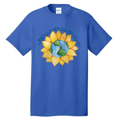 Reduce Reuse Recycle Earth Day Gift Tall T-Shirt