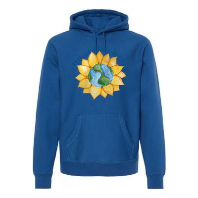 Reduce Reuse Recycle Earth Day Gift Premium Hoodie