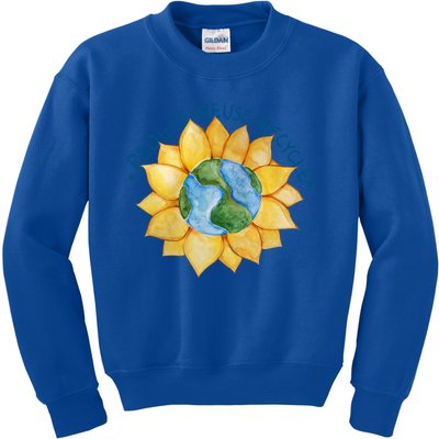 Reduce Reuse Recycle Earth Day Gift Kids Sweatshirt