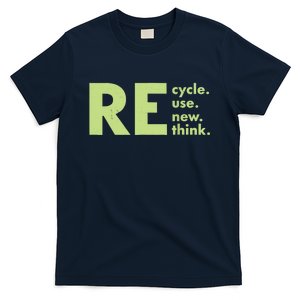 Recycle Reuse Renew Rethink Crisis Environmental Activism T-Shirt