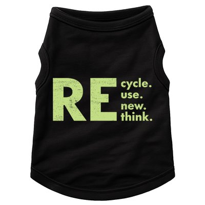 Recycle Reuse Renew Rethink Crisis Activism Doggie Tank