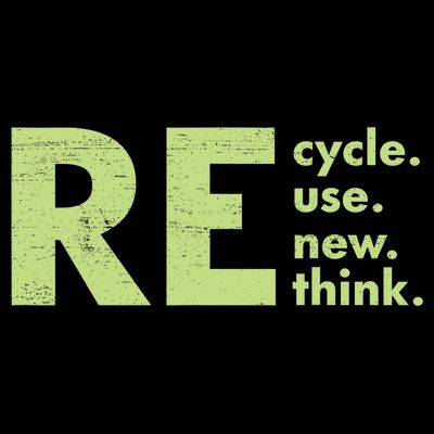 Recycle Reuse Renew Rethink Crisis Activism T-Shirt