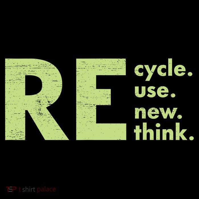 Recycle Reuse Renew Rethink Crisis Activism Button