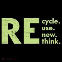 Recycle Reuse Renew Rethink Crisis Activism Premium T-Shirt