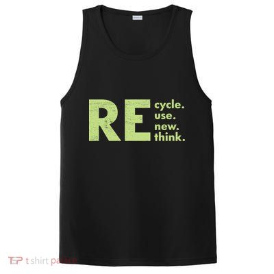 Recycle Reuse Renew Rethink Crisis Activism PosiCharge Competitor Tank