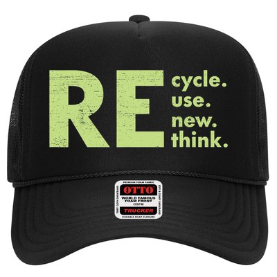 Recycle Reuse Renew Rethink Crisis Activism Trucker Hat