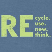 Recycle Reuse Renew Rethink Crisis Activism Garment-Dyed Sweatshirt