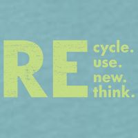 Recycle Reuse Renew Rethink Crisis Activism Sueded Cloud Jersey T-Shirt