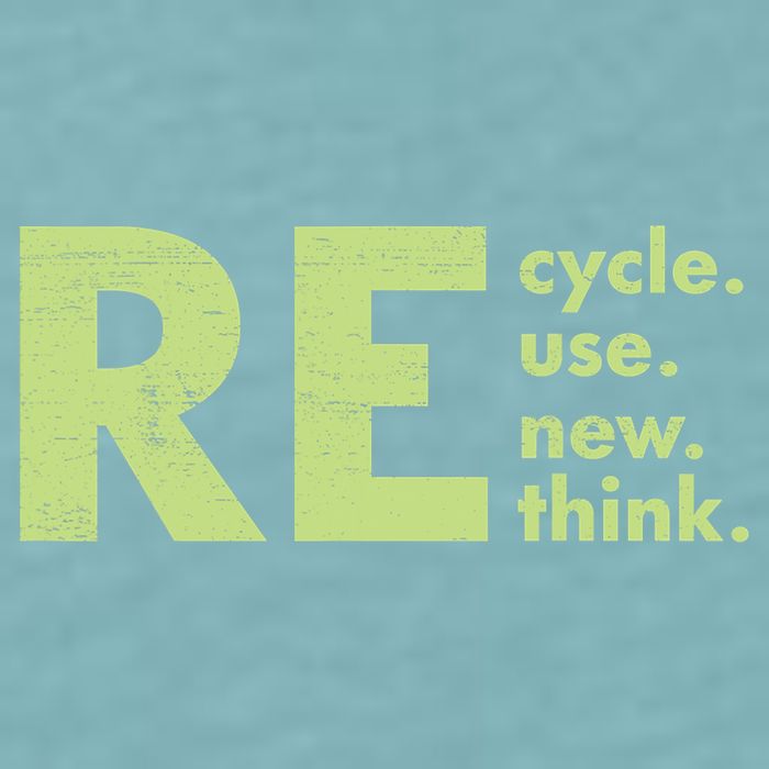 Recycle Reuse Renew Rethink Crisis Activism Sueded Cloud Jersey T-Shirt