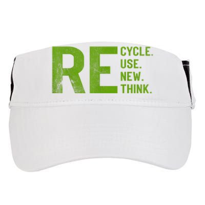 Recycle Reuse Renew Rethink Earth Day 22 April Crisis Environmental Activism Adult Drive Performance Visor