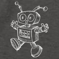 Robot Robotics Retro Art Science Toy Vintage Vector Backpack