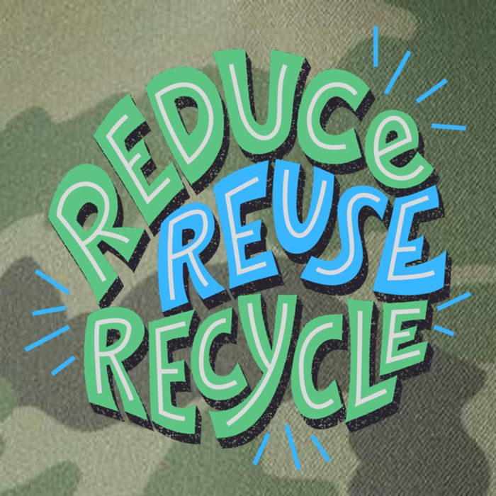 Reduce Reuse Recycle Green Design Gift Legacy Tie Dye Trucker Hat