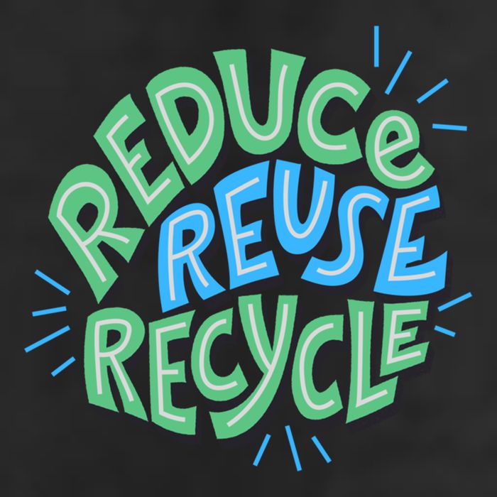Reduce Reuse Recycle Green Design Gift Adult Drive Performance Visor