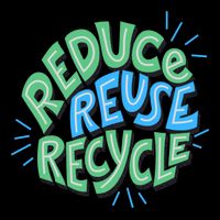 Reduce Reuse Recycle Green Design Gift Women's Pullover Hoodie