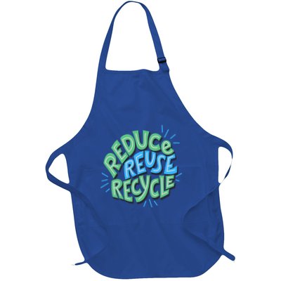 Reduce Reuse Recycle Green Design Gift Apron