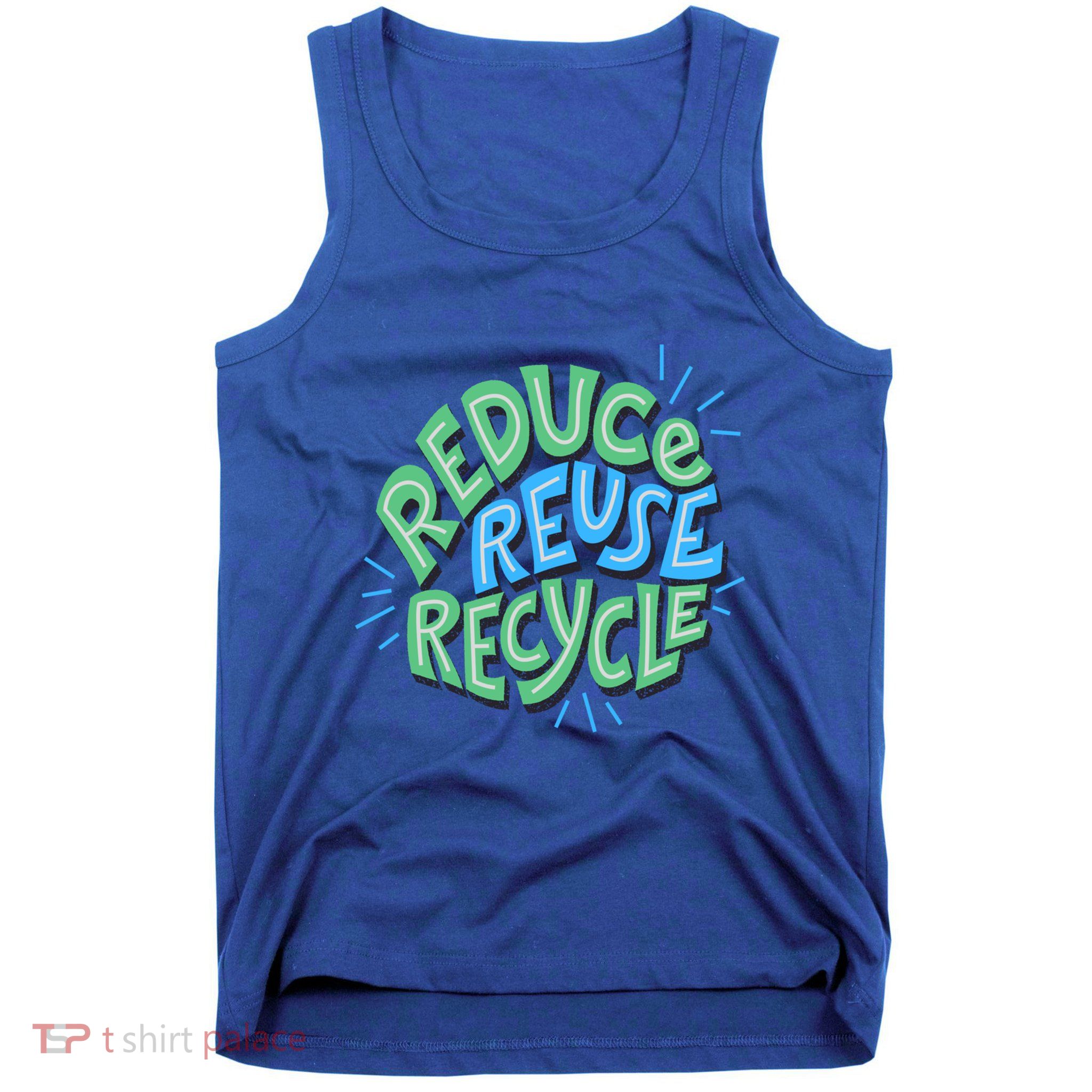 Reduce Reuse Recycle Green Design Gift Tank Top
