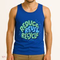 Reduce Reuse Recycle Green Design Gift Tank Top