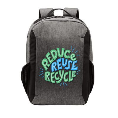 Reduce Reuse Recycle Green Design Gift Vector Backpack