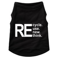 Recycle Recycle Reuse Renew Rethink Doggie Tank