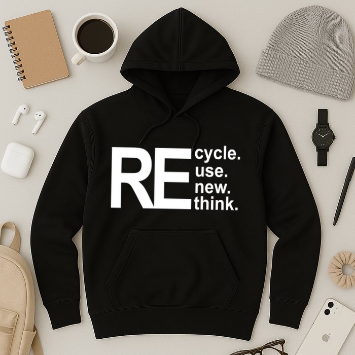 Recycle Recycle Reuse Renew Rethink Hoodie