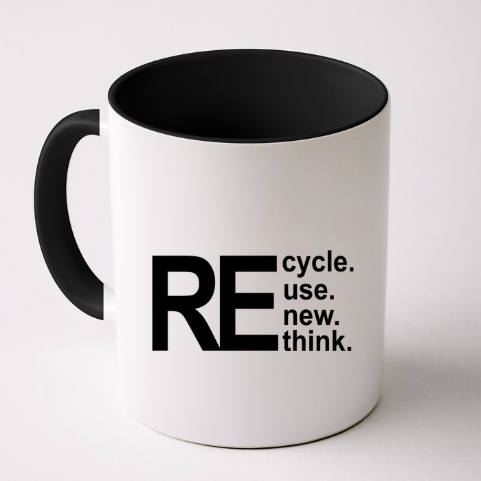 Recycle Recycle Reuse Renew Rethink Mug